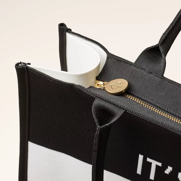 NWT Colorblock Knit Tote Bag - kate spade new york x Target White/Black - Picture 15 of 15